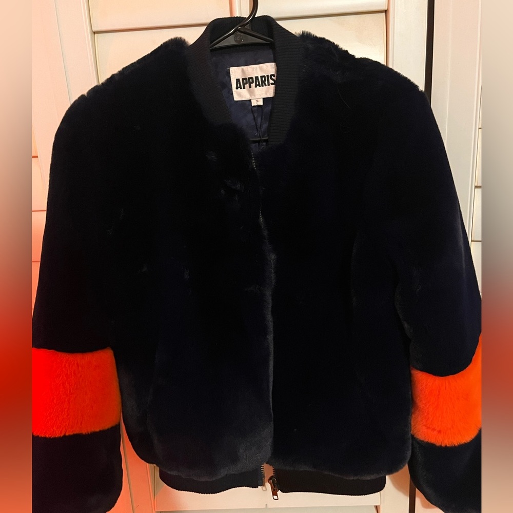 Fur coat, puffy thick and warm!
